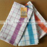 Cheap 100% Cotton Soft Tea Towel With Check Design thumbnail-1
