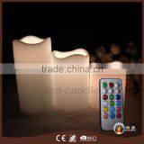 Outdoor Use Battery Operated Plastic Candles