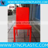 wholesale price stackable plastic dining chair backrest