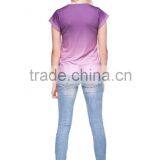 OEM New Arrived 3D Print Latest Custom T Shirt Designs for Girls China Suppliers thumbnail-5