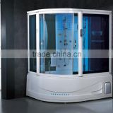 Steam shower room with small refrigerator glass seals sauna shower cabin with lcd tv 2013 G165