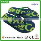 Unique Men Customized Eva Footwear Design Slipper,Customized Logo Beach Slipper thumbnail-4