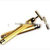 2015 Looking for Distributors t Shape Vibrator 24k Gold Energy Beauty Bar thumbnail-1