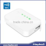 3g wireless router with sim card slot NFC and power bank