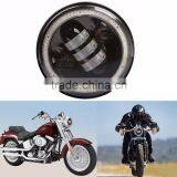 DRL 5.75inch Motorcycle Projector With Flashing Halo Angle Eyes Cre-e 5 3/4" LED Headlight Lamp for Harley Davidso-n Motorcycle thumbnail-1