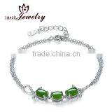 New Products Semi-precious Oval Stones Bracelet,accessories for Jewelry Wholesale China thumbnail-1