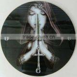 Glass Decorative Wall Round Wall Mounted Clock thumbnail-1