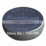CR2477 Button Cell 3V Lithium Battery eunicell