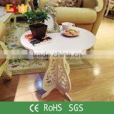 Hot Sale Modern Wood Round Coffee Table Fish Tank Coffee Table Bases Only thumbnail-5