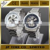 skeleton automatic mechanical watch cheap china watch manufacturer