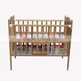2014 new item high quality carbonized color adjustable folding baby bed