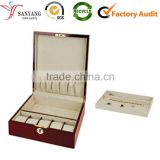 Custom handmade wooden jewelry set box watch display box