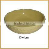 Handmade Round Ceramic Pet Bowl Feeders for Dog Bowls