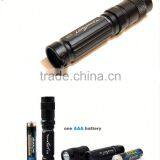 Waterproof Mini Led Flashlight TANK007 E09,I1701 Led Torch Cone