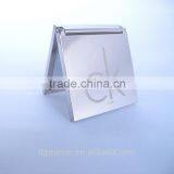 Party Pocket Compact Mirror, Beidesmaid Gift, Fold Double Sided Make up Mirror, Lady Square Metal Pocket Mirror thumbnail-1