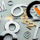 Simulated Metal Letters