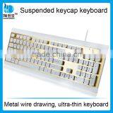 Ultra Thin Wired Computer Keyboard_Suspended Keycap Keyboard With Metal Wile Drawing thumbnail-4