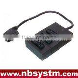21pin Scart Plug to 3 x 21pin Scart Jacks Box 30cm (dvd.video,dvd-r)