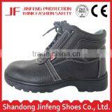 Black Leather Cement ISO CE Safety Work Shoes Steel Toe Safety Footwear Industrial Men's Safety Shoes Price in Russia thumbnail-1
