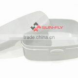 NEW 3D Sublimation Plastic Kids Bento Lunch Box With Lock 3D Blank Lunchbox OEM