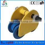 Heavy duty transport trolley wheel trolley for track