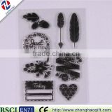 Best Price Black and Hyaline Leaves Stickers