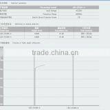 Floor Lamp IP65 Solar Powered Street Lights Steel Pole Clamps Die-casting Aluminum thumbnail-2