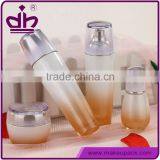 Cylinder Cosmetic Glass Personal Skin Care Bottles and Jar