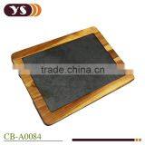 2013 Hot Sale Rectangle Wood Slate Tray thumbnail-1