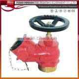 Oblique Landing Valve Globe Landing Valve Red Colour thumbnail-2