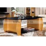 Modern Style Wooden Glass Center Table thumbnail-1