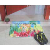 New Style Polyester Leaf Printed Home Decorative Bath Rugs thumbnail-2