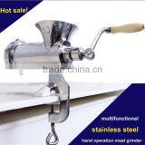 Hot Sale Stainless Steel Manual Meat Grinder Meat Mincer Machine