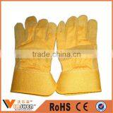 Durable Comfortable Machinist Cheap Cow Split Leather Work Gloves CE EN388 Safety Gloves Prices in China thumbnail-1