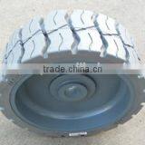 Hydraulic Scissor Car Lift Used Solid Tyre Wheels 12x4.5 15x5 12.5x4.5 thumbnail-5