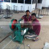 High speed rebar wire straightening and cutting machine