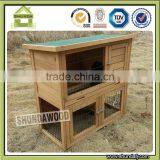 Cheap Wooden Double Decker 2 Story Rabbit Hutches thumbnail-2