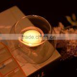 New Design Glass Material Clear Crystal Candle Holder Goblet thumbnail-4