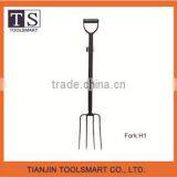 High Quality Steel Farming Fork With Handle thumbnail-1