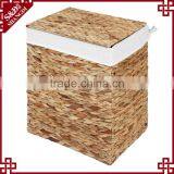 Environmetal Natural Water Hyacinth Woven Home or Hotel Laundry Basket thumbnail-2