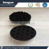 Blue Color Double Sides Big and Small Holes Hair Twist Sponge Hair Sponge Brush thumbnail-5