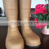 Western Cowboy Men Safety Boots Pvc Rain Boots Safety Shoes thumbnail-1