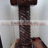 RED ZEBRA MARBLE PEDESTALS thumbnail-3