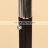 Single Garment Rack Grey Clothes Portable Hanging Rail Two Lockers Wheels thumbnail-4