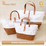 Green Field New Recycle Washable Kraft Paper Tote Shopping Bag