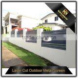 Villa Garden Decoration Powder Coated Cast Metal Aluminum Garden Privacy Fence thumbnail-2
