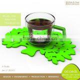 Colorful Silicone Handle and Cap Available Glass 300ml Coffee Mug thumbnail-6