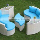 Quality White PE Rattan Outdoor Sofa Set for Wedding Party Events LQ-A613 thumbnail-1
