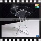 Cheap Price Round Acrylic Coffee Table Center Table Bedroom Side Table thumbnail-1