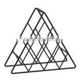 Decrative 6 Bottle Metal Wall Mounted Wine Display Rack thumbnail-6